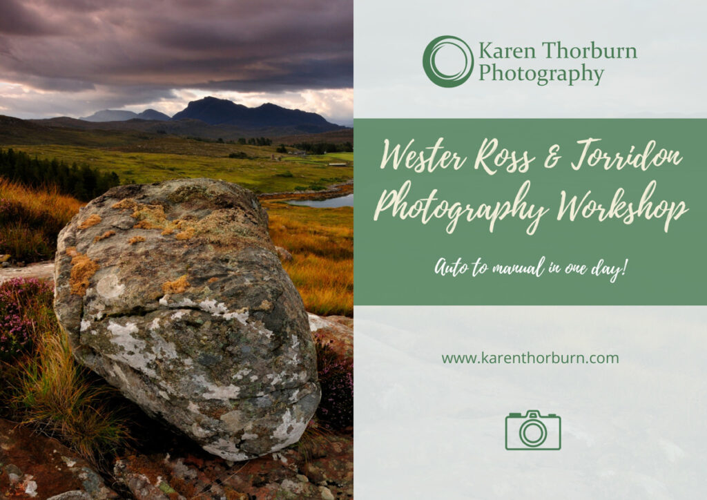 Cover of an eBook for a photography workshop in Wester Ross and Torridon